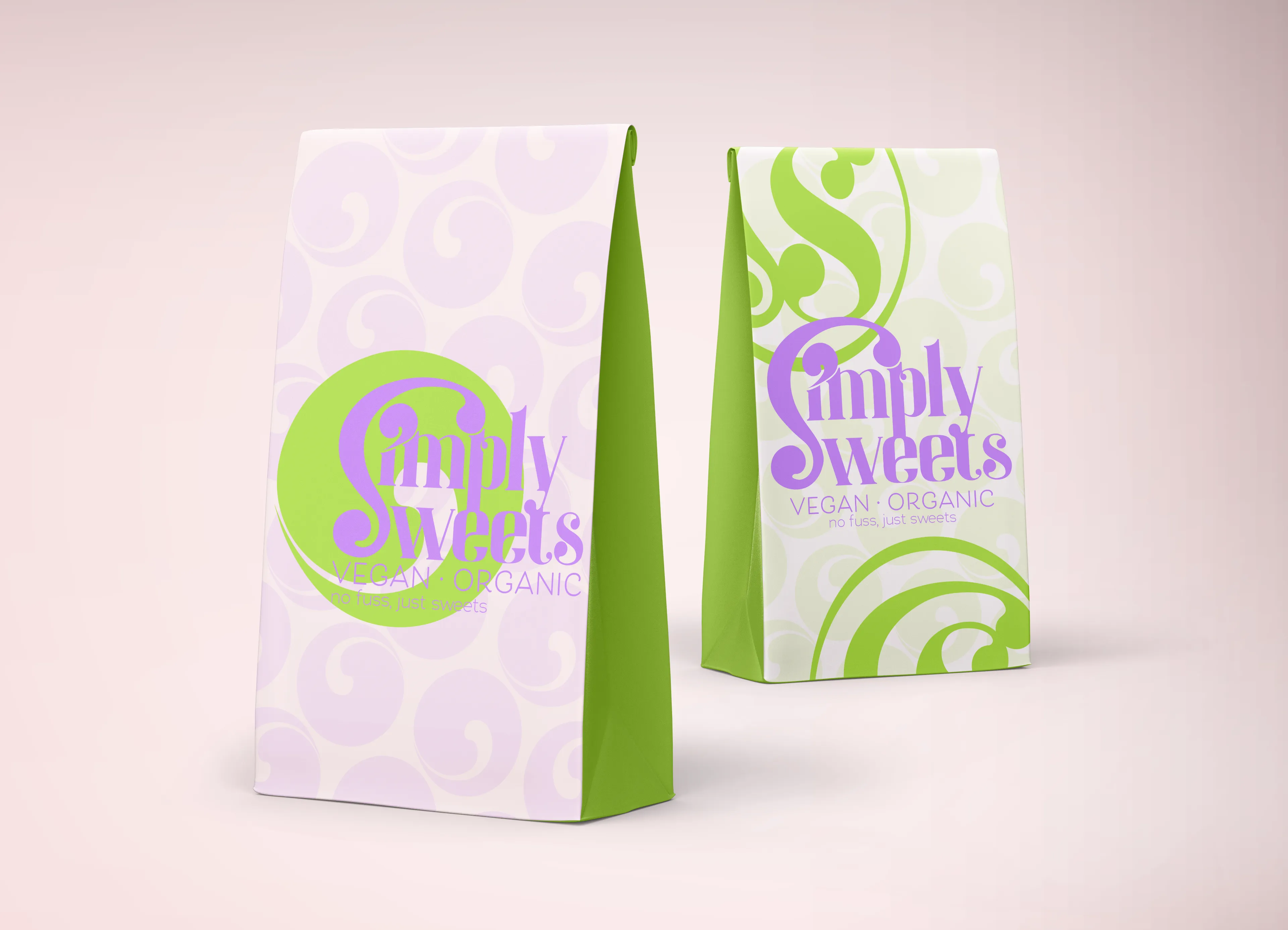 Simply Sweets Kraft Bags Green